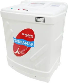 Gerador de vapor branco Sodramar Compact Line